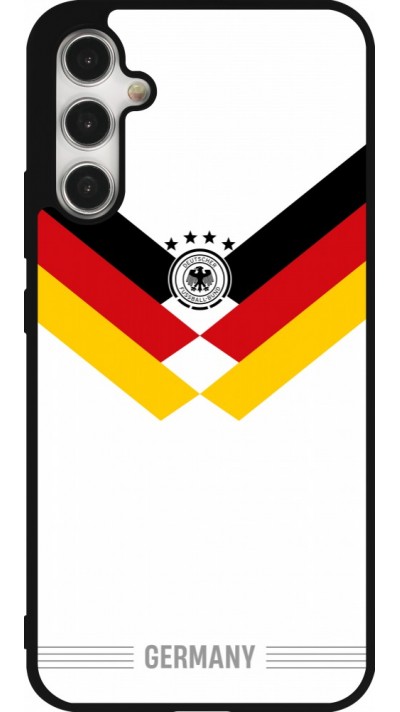Samsung Galaxy A34 5G Case Hülle - Silikon schwarz Deutschland 2026 personalisierbares Fussballtrikot