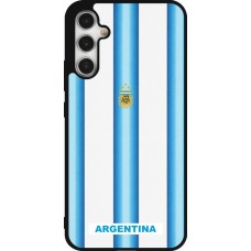Coque Samsung Galaxy A34 5G - Silicone rigide noir Maillot de football Argentine 2026 personnalisable