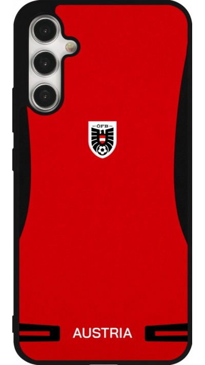 Samsung Galaxy A34 5G Case Hülle - Silikon schwarz O?sterreich 2026 personalisierbares Fussballtrikot