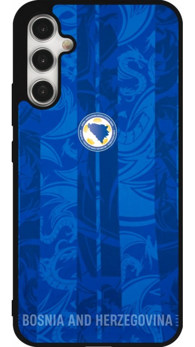 Samsung Galaxy A34 5G Case Hülle - Silikon schwarz Bosnien und Herzegowina 2026 personalisierbares Fussballtrikot