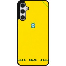 Samsung Galaxy A34 5G Case Hülle - Silikon schwarz Brasilien 2026 personalisierbares Fussballtrikot