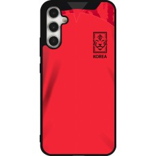 Samsung Galaxy A34 5G Case Hülle - Silikon schwarz Südkorea 2022 personalisierbares Fussballtrikot