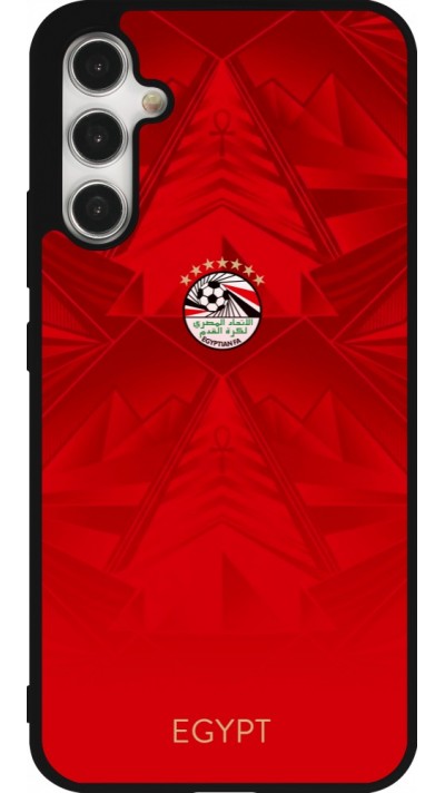Samsung Galaxy A34 5G Case Hülle - Silikon schwarz Ägypten 2026 personalisierbares Fussballtrikot