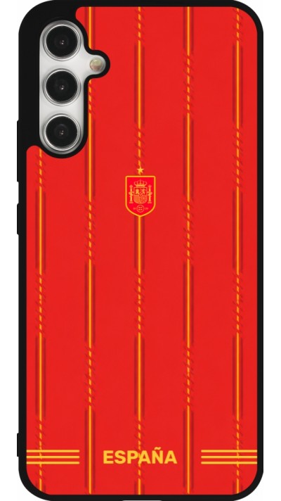 Samsung Galaxy A34 5G Case Hülle - Silikon schwarz Spanien 2026 personalisierbares Fussballtrikot
