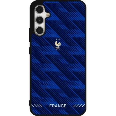 Samsung Galaxy A34 5G Case Hülle - Silikon schwarz Frankreich 2026 personalisierbares Fussballtrikot