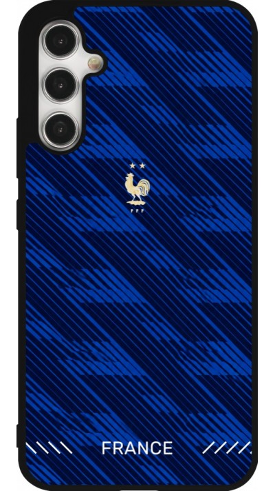 Samsung Galaxy A34 5G Case Hülle - Silikon schwarz Frankreich 2026 personalisierbares Fussballtrikot