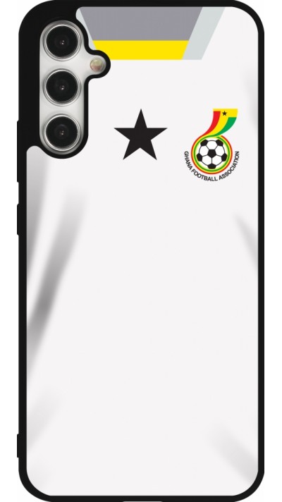 Samsung Galaxy A34 5G Case Hülle - Silikon schwarz Ghana 2022 personalisierbares Fussballtrikot