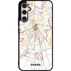 Coque Samsung Galaxy A34 5G - Silicone rigide noir Maillot de football Ghana 2026 personnalisable