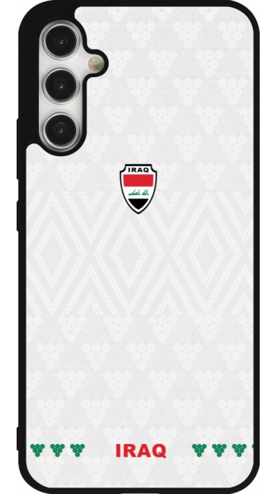 Samsung Galaxy A34 5G Case Hülle - Silikon schwarz Irak 2026 personalisierbares Fussballtrikot