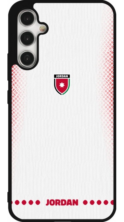 Samsung Galaxy A34 5G Case Hülle - Silikon schwarz Jordanien 2026 personalisierbares Fussballtrikot