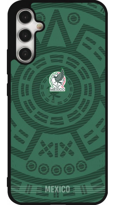 Samsung Galaxy A34 5G Case Hülle - Silikon schwarz Mexiko 2026 personalisierbares Fussballtrikot