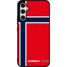 Samsung Galaxy A34 5G Case Hülle - Silikon schwarz Norwegen 2026 personalisierbares Fussballtrikot