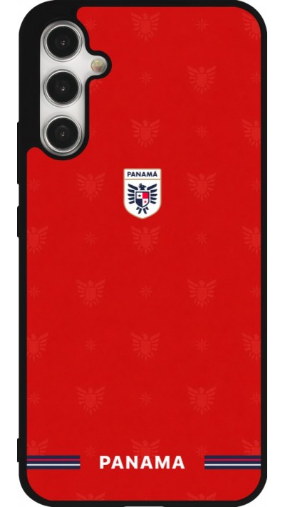 Coque Samsung Galaxy A34 5G - Silicone rigide noir Maillot de football Panama 2026 personnalisable