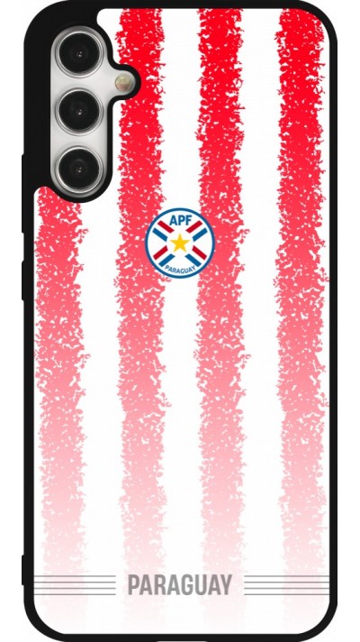 Samsung Galaxy A34 5G Case Hülle - Silikon schwarz Paraguay 2026 personalisierbares Fussballtrikot
