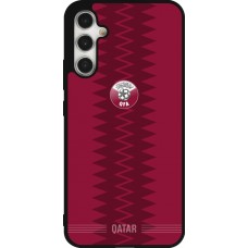 Samsung Galaxy A34 5G Case Hülle - Silikon schwarz Qatar 2026 personalisierbares Fussballtrikot