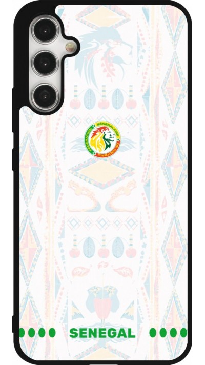 Samsung Galaxy A34 5G Case Hülle - Silikon schwarz Senegal 2026 personalisierbares Fussballtrikot