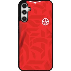 Coque Samsung Galaxy A34 5G - Silicone rigide noir Maillot de football Tunisie 2022 personnalisable
