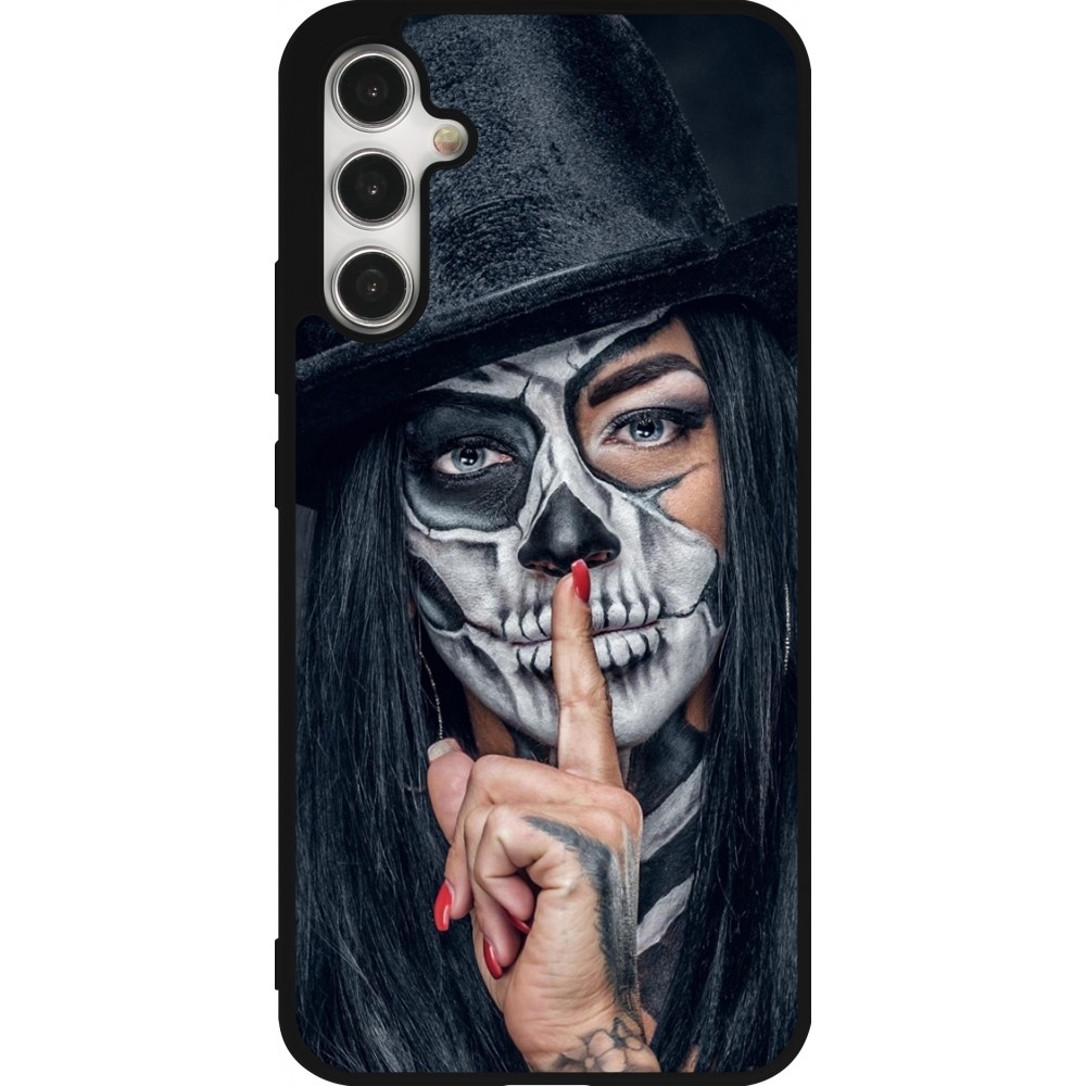 Samsung Galaxy A34 5G Case Hülle - Silikon schwarz Halloween 18 19