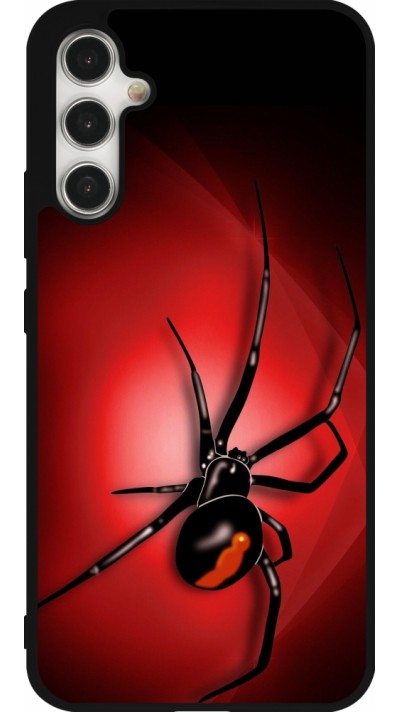 Coque Samsung Galaxy A34 5G - Silicone rigide noir Halloween 2023 spider black widow