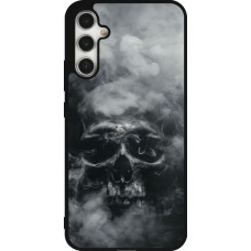 Samsung Galaxy A34 5G Case Hülle - Silikon schwarz Halloween 2024 smoky skull