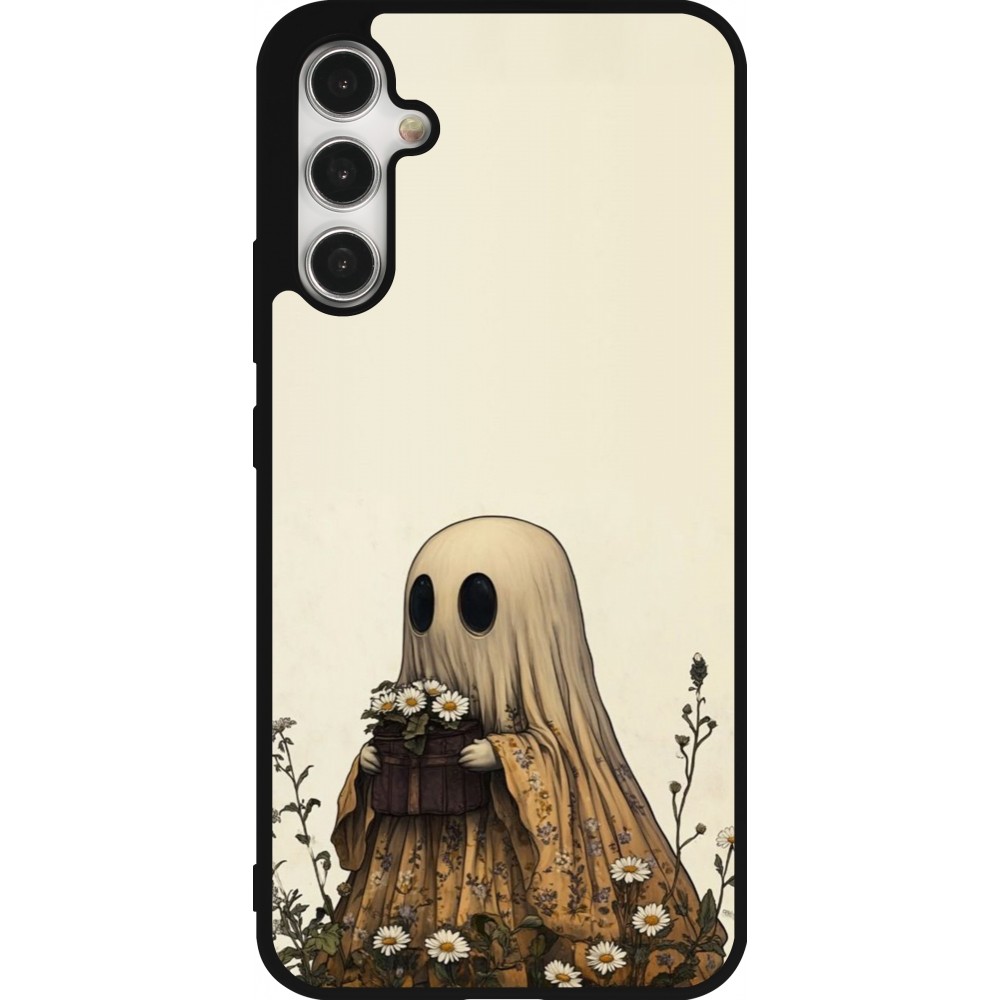 Samsung Galaxy A34 5G Case Hülle - Silikon schwarz Halloween 2025 Ghost gardener