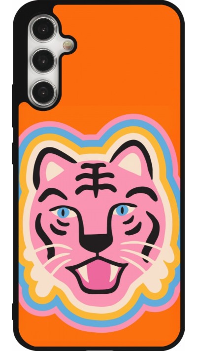 Samsung Galaxy A34 5G Case Hülle - Silikon schwarz Lion colors 2026
