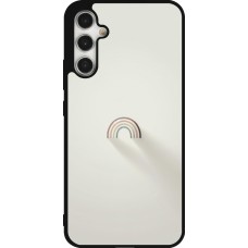 Samsung Galaxy A34 5G Case Hülle - Silikon schwarz Mini Regenbogen Minimal