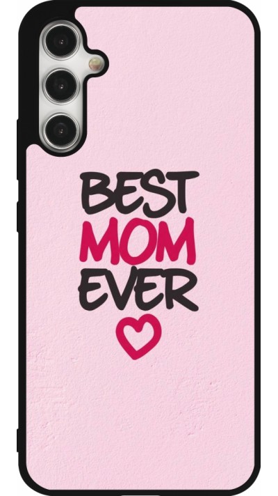Samsung Galaxy A34 5G Case Hülle - Silikon schwarz Mom 2023 best Mom ever pink