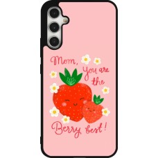 Coque Samsung Galaxy A34 5G - Silicone rigide noir Mom 2026 Berry best