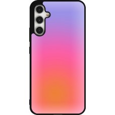 Samsung Galaxy A34 5G Case Hülle - Silikon schwarz Orange Pink Blue Gradient