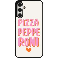 Samsung Galaxy A34 5G Case Hülle - Silikon schwarz Pizza pepperoni 2026