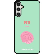 Samsung Galaxy A34 5G Case Hülle - Silikon schwarz Pop Summer Destination Fiji