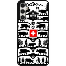 Coque Samsung Galaxy A34 5G - Silicone rigide noir Poya Suisse 3
