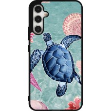 Samsung Galaxy A34 5G Case Hülle - Silikon schwarz Preppy Turtle