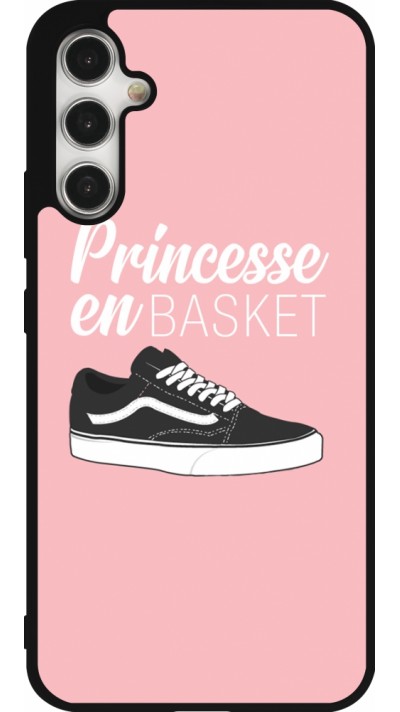 Samsung Galaxy A34 5G Case Hülle - Silikon schwarz princesse en basket