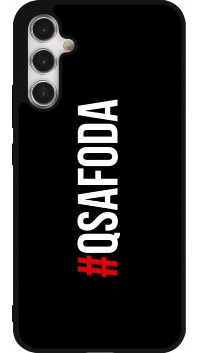 Samsung Galaxy A34 5G Case Hülle - Silikon schwarz Qsafoda 1