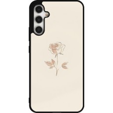 Samsung Galaxy A34 5G Case Hülle - Silikon schwarz Rosa Sand Minimalistisch