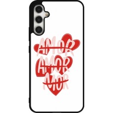 Coque Samsung Galaxy A34 5G - Silicone rigide noir Saint Valentines Day 26 Amor