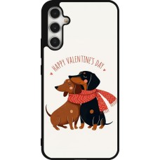 Coque Samsung Galaxy A34 5G - Silicone rigide noir Saint Valentines Day 26 Happy Valentine