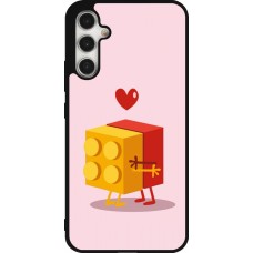 Coque Samsung Galaxy A34 5G - Silicone rigide noir Saint Valentines Day 26 Puzzle