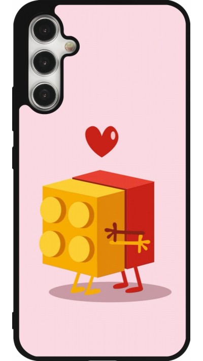 Coque Samsung Galaxy A34 5G - Silicone rigide noir Saint Valentines Day 26 Puzzle