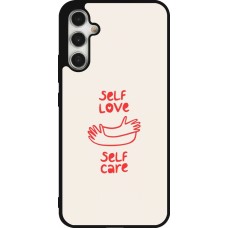 Coque Samsung Galaxy A34 5G - Silicone rigide noir Saint Valentines Day 26 Self love self care