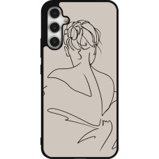 Coque Samsung Galaxy A34 5G - Silicone rigide noir Salnikova 05