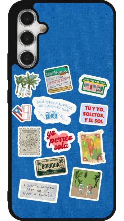 Coque Samsung Galaxy A34 5G - Silicone rigide noir Seals of the Dominican Republic DTMF