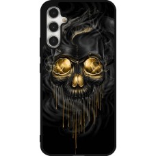Samsung Galaxy A34 5G Case Hülle - Silikon schwarz Skull 02