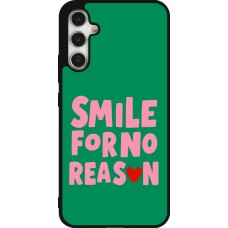 Samsung Galaxy A34 5G Case Hülle - Silikon schwarz Smile for no reason 2026
