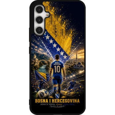 Samsung Galaxy A34 5G Case Hülle - Silikon schwarz Fussball Bosnien und Herzegowina splash 2026