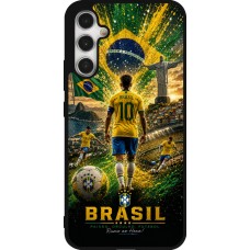 Samsung Galaxy A34 5G Case Hülle - Silikon schwarz Fussball Brasilien splash 2026