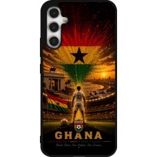 Samsung Galaxy A34 5G Case Hülle - Silikon schwarz Fussball Ghana splash 2026
