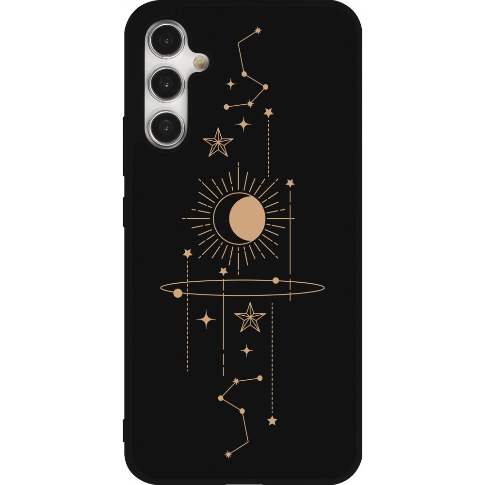 Samsung Galaxy A34 5G Case Hülle - Silikon schwarz Spring 23 astro